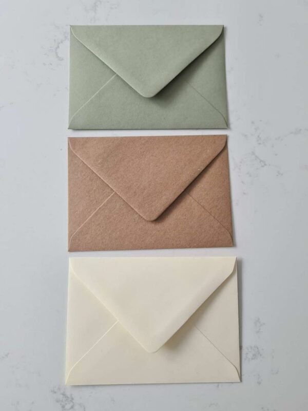 Luxury thick C6 Wedding Envelopes